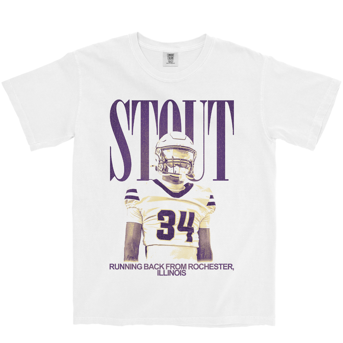 KAIDEN STOUT VINTAGE WHITE TEE