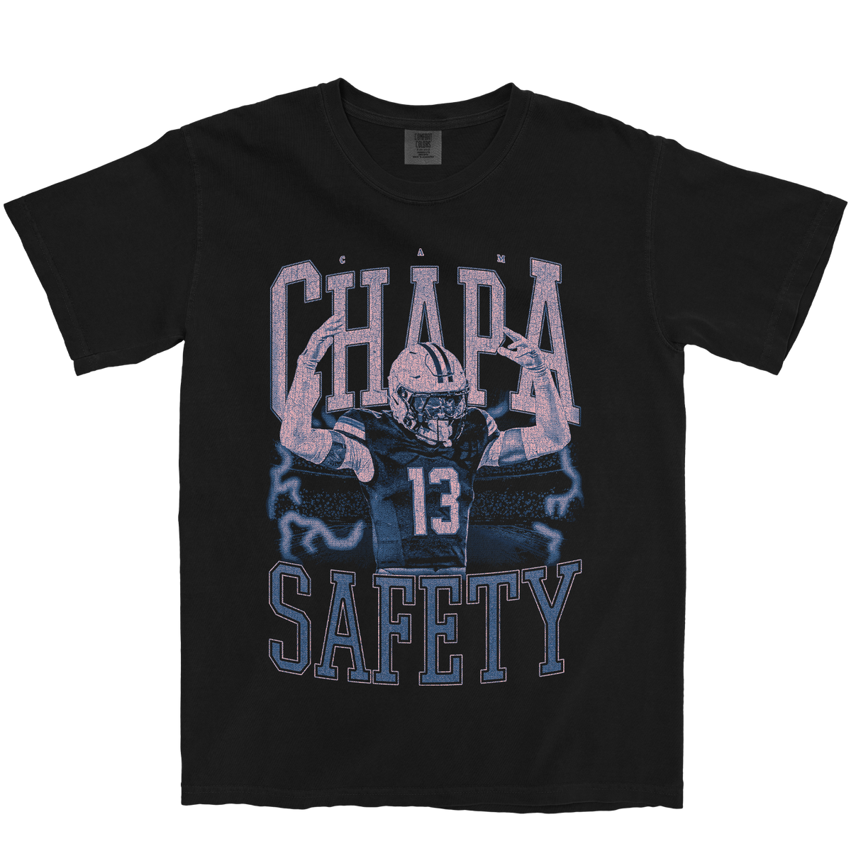CAM CHAPA VINTAGE BLACK TEE