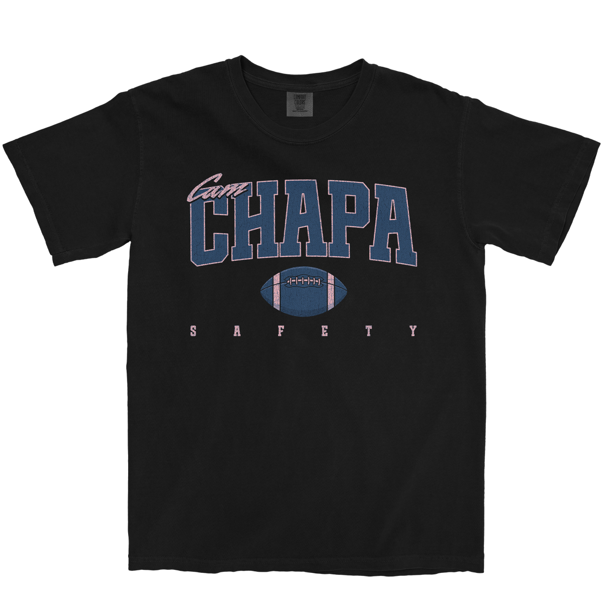 CAM CHAPA RETRO BLACK TEE