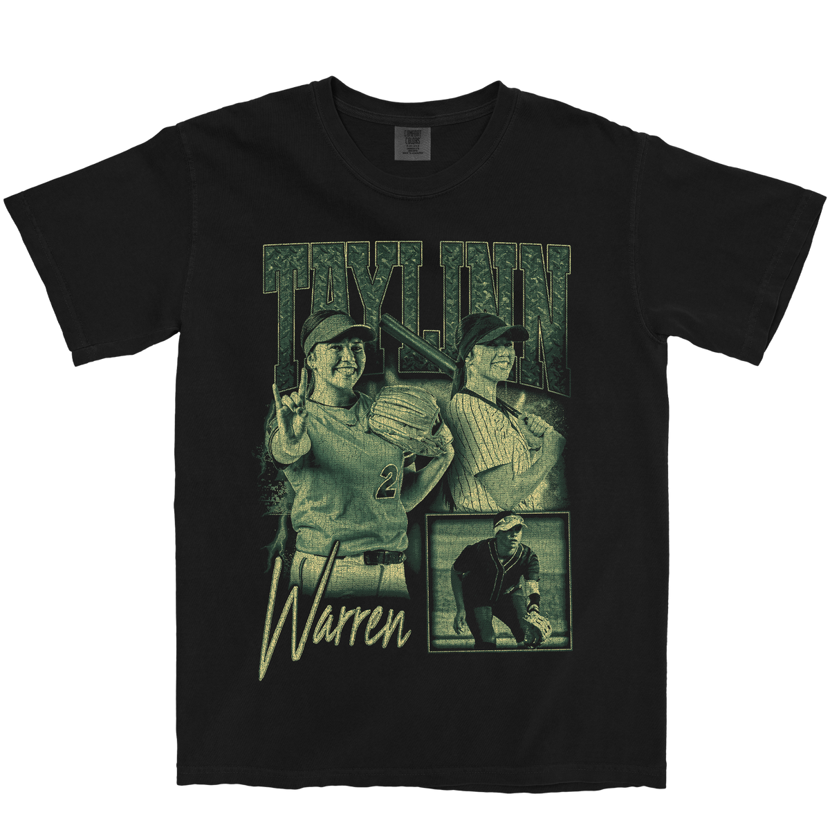 TAYLINN WARREN GRAPHIC BLACK TEE