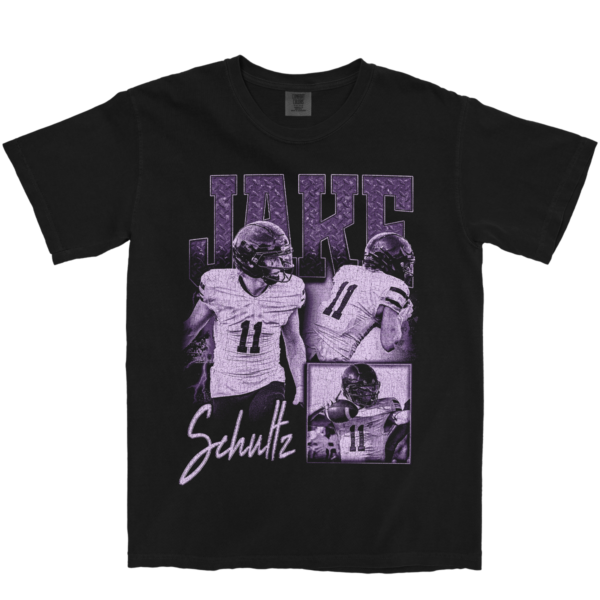 JAKE SCHULTZ GRAPHIC BLACK TEE
