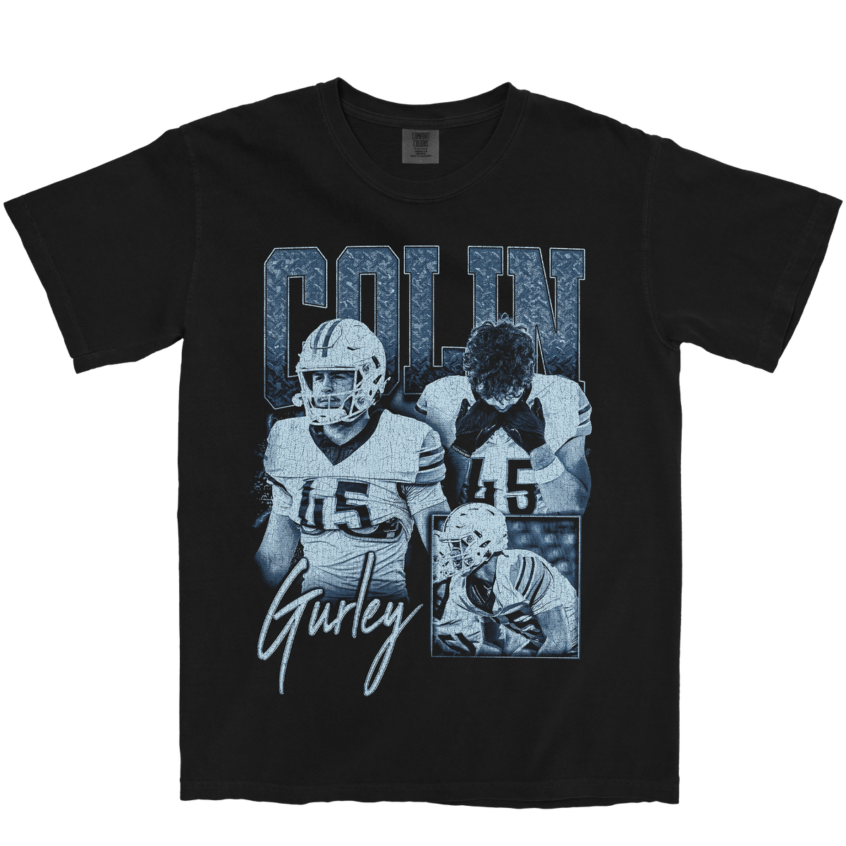 COLIN GURLEY GRAPHIC BLACK TEE