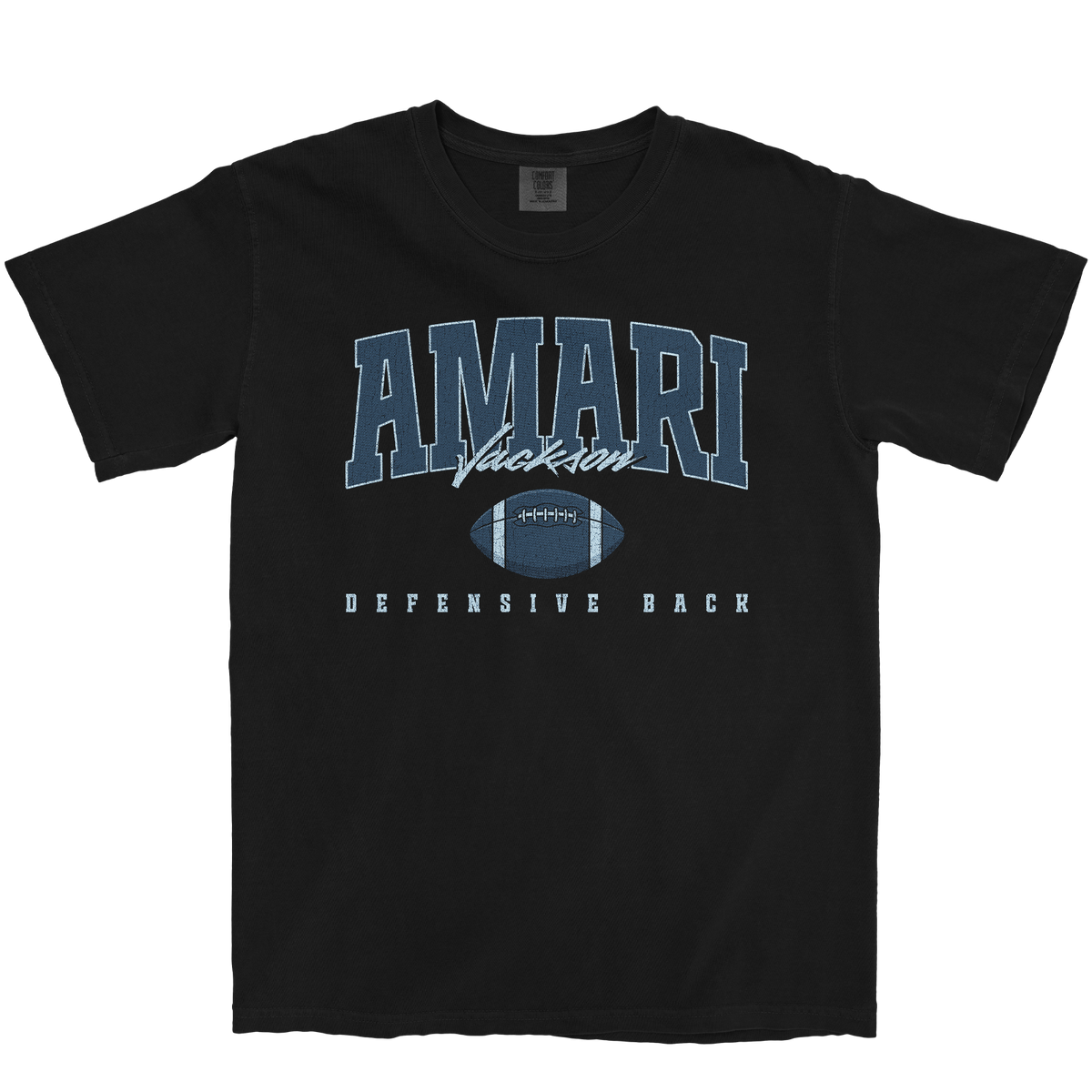 AMARI JACKSON RETRO BLACK TEE