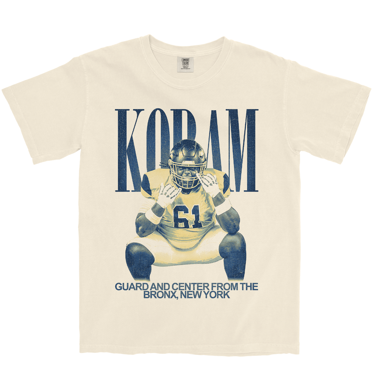 KRISTIN KORAM VINTAGE IVORY TEE
