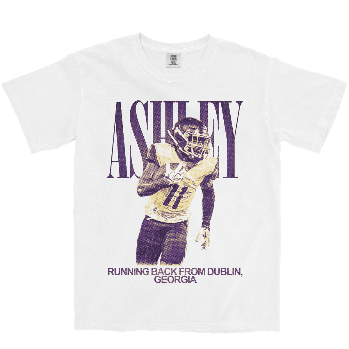 QUA ASHLEY VINTAGE WHITE TEE