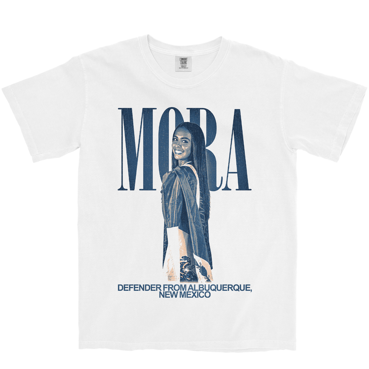 ASHLEE MORA VINTAGE WHITE TEE