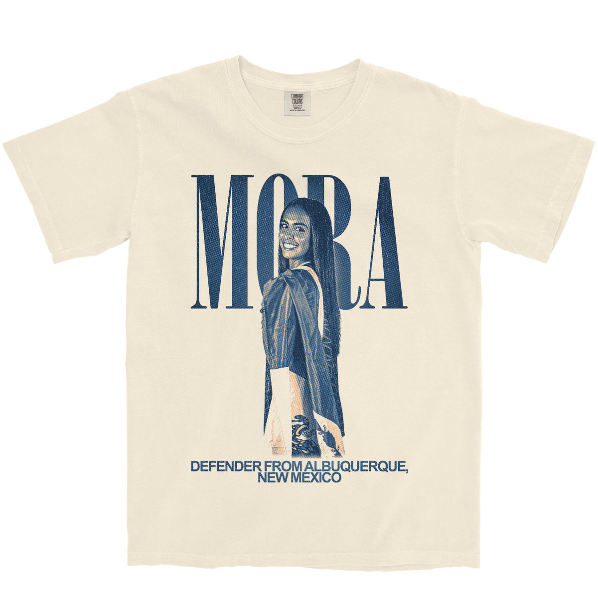 ASHLEE MORA VINTAGE IVORY TEE
