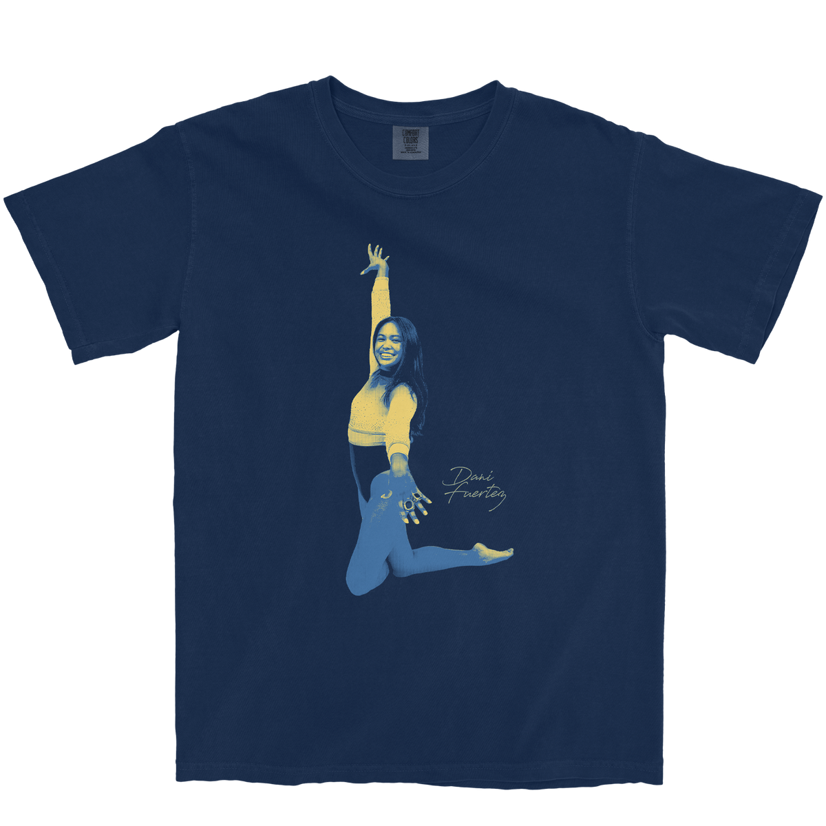 DANI FUERTEZ RETRO NAVY TEE