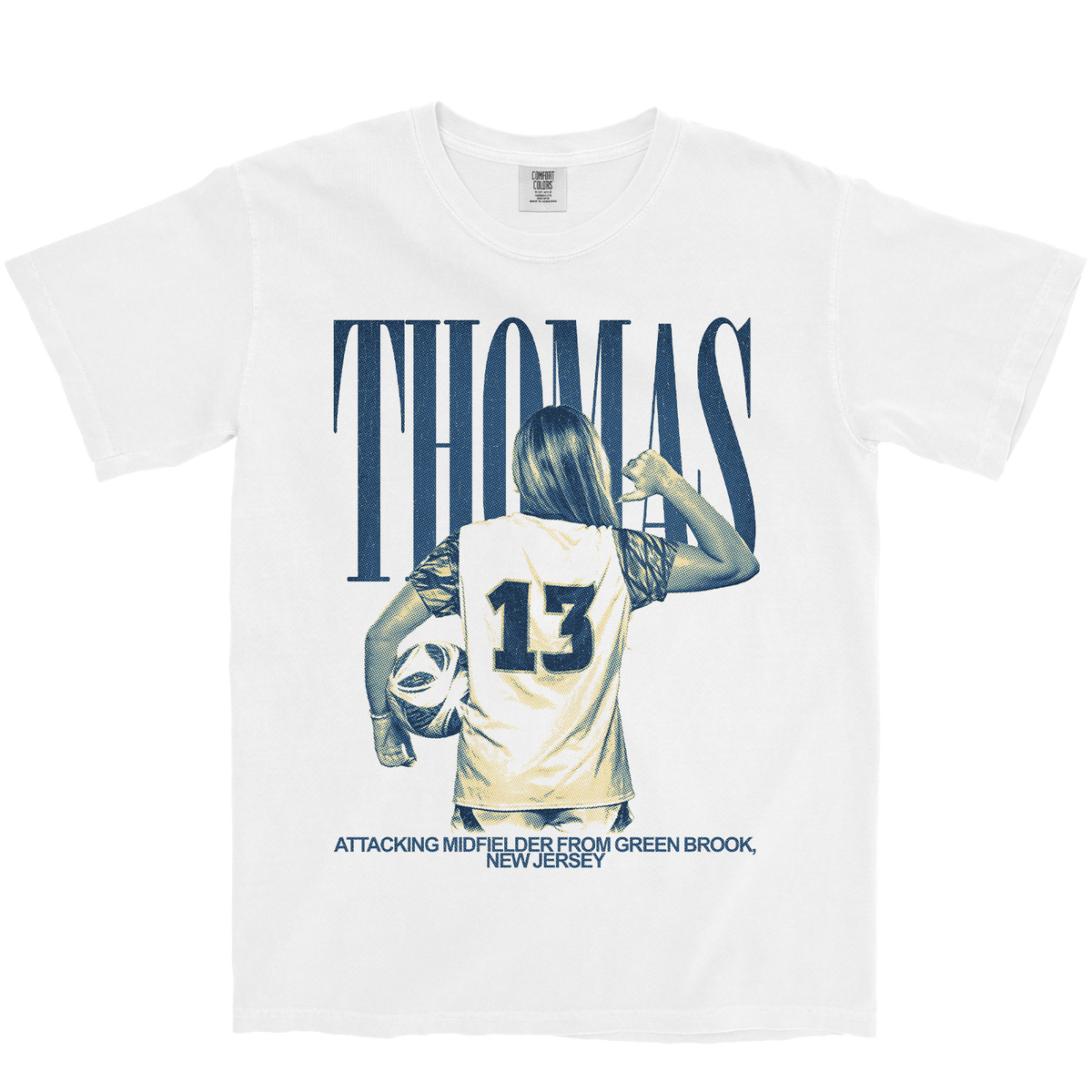 PAIGE THOMAS VINTAGE WHITE TEE