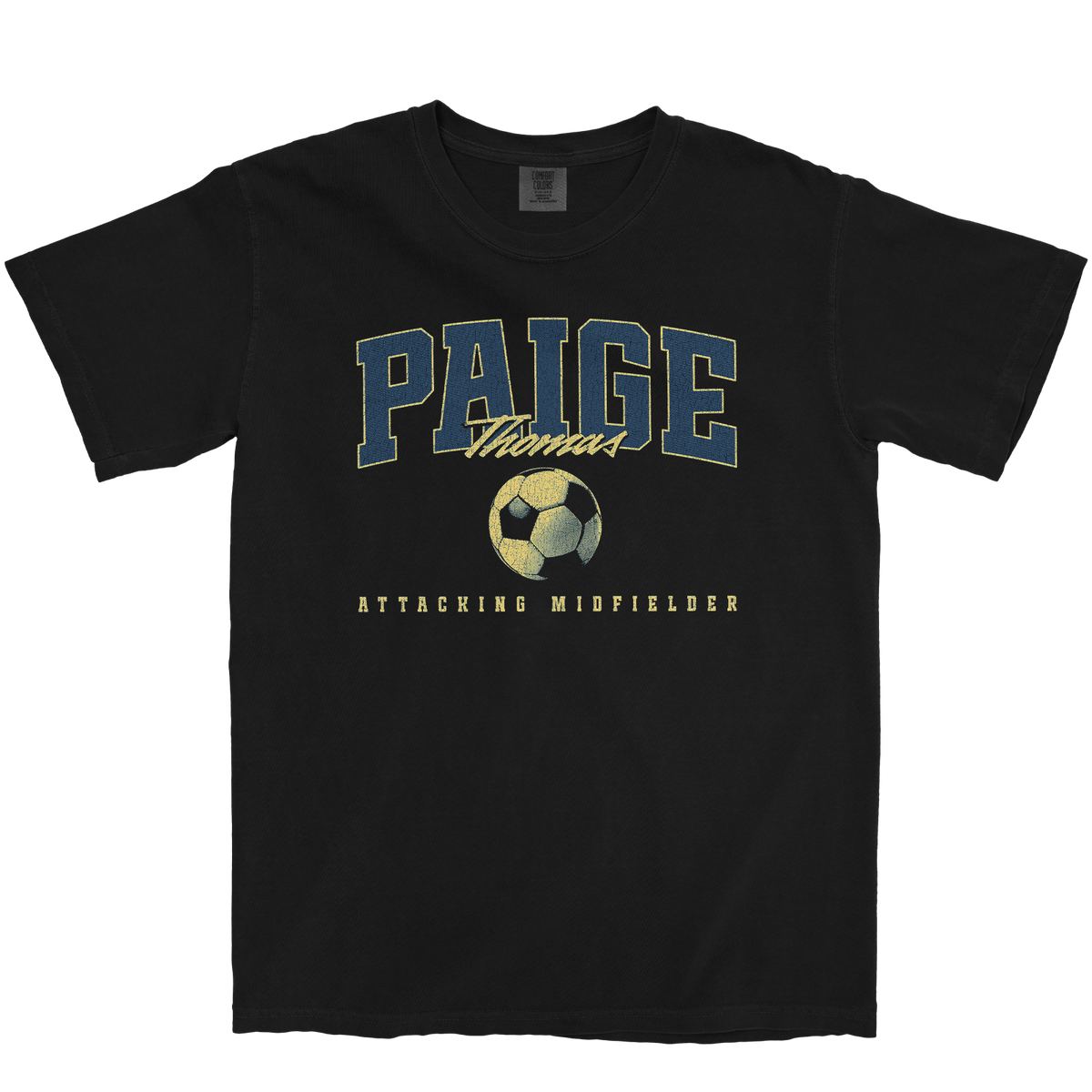 PAIGE THOMAS RETRO BLACK TEE