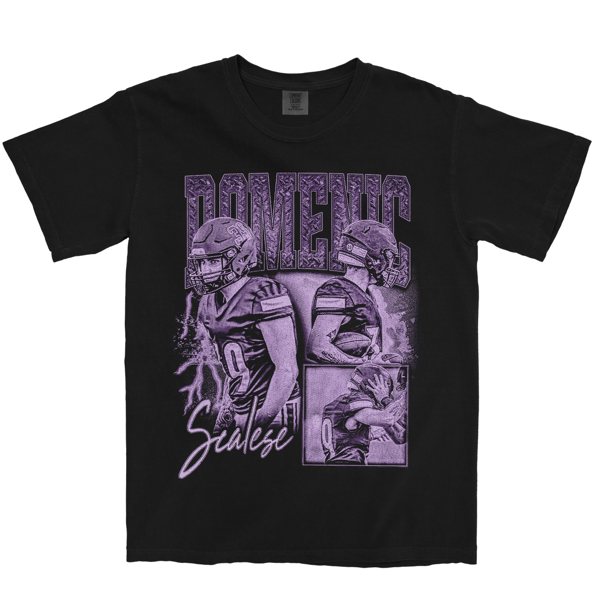 DOMENIC SCALESE GRAPHIC BLACK TEE