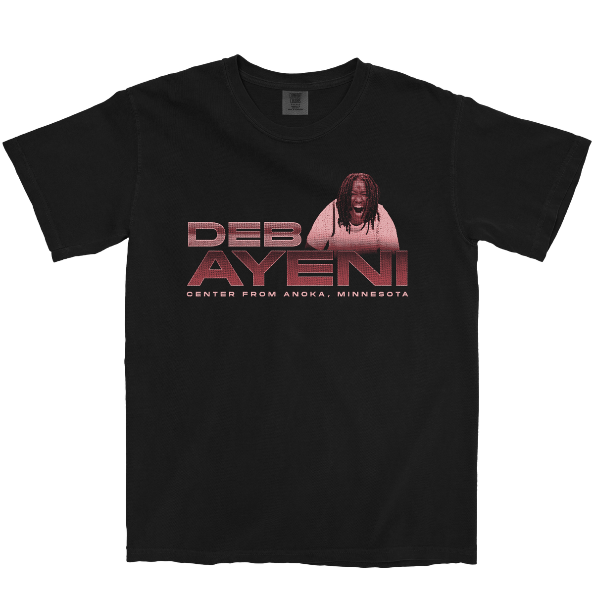 DEBORAH AYENI RETRO BLACK TEE
