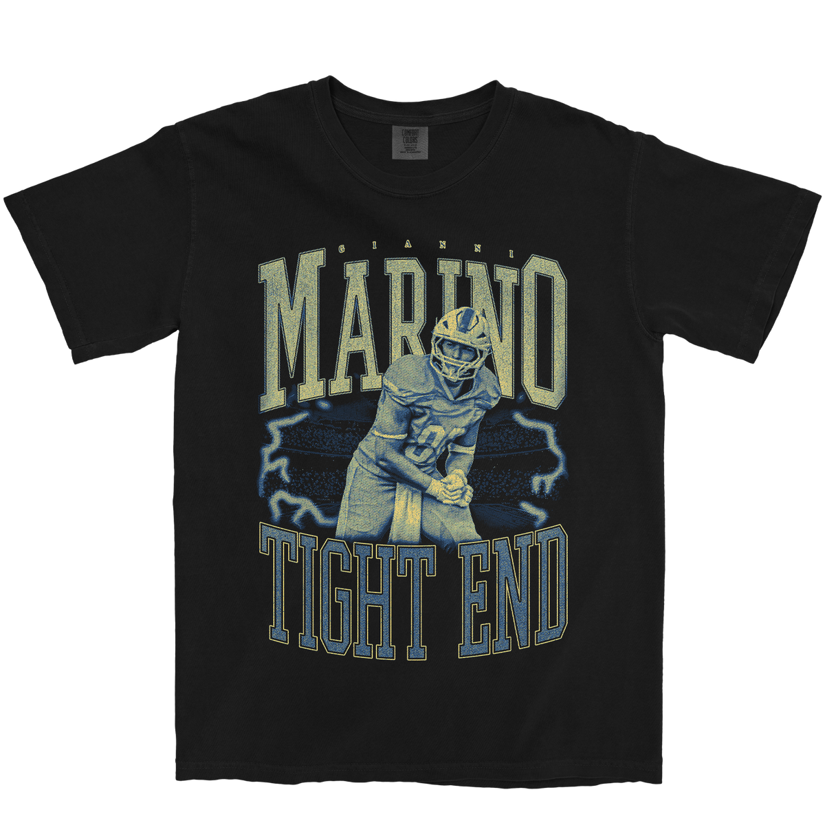 GIANNI MARINO VINTAGE BLACK TEE
