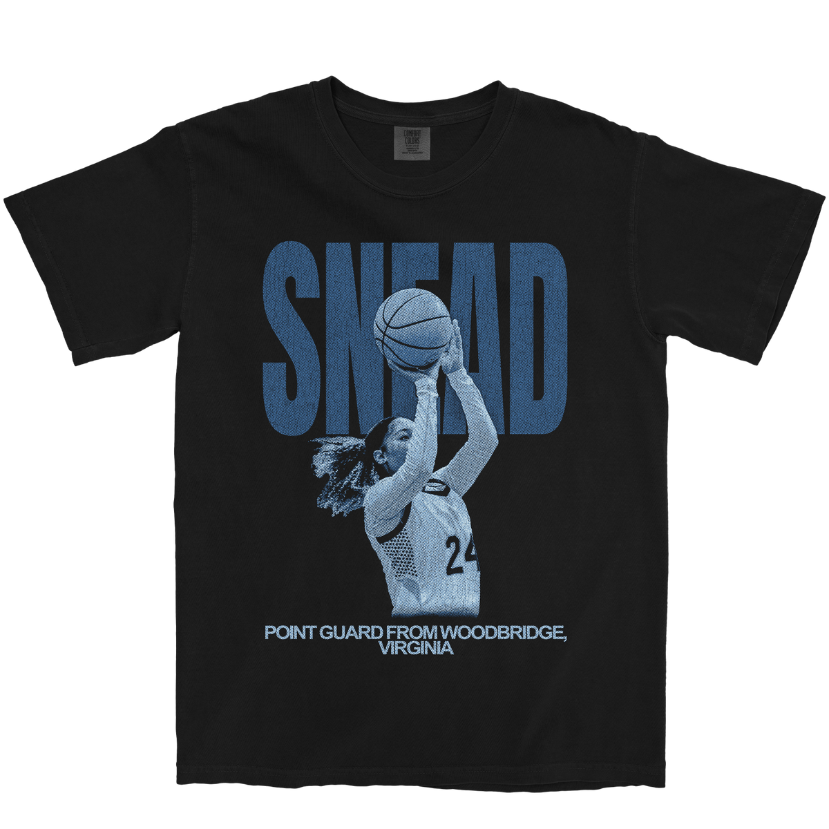SAMIA SNEAD VINTAGE BLACK TEE