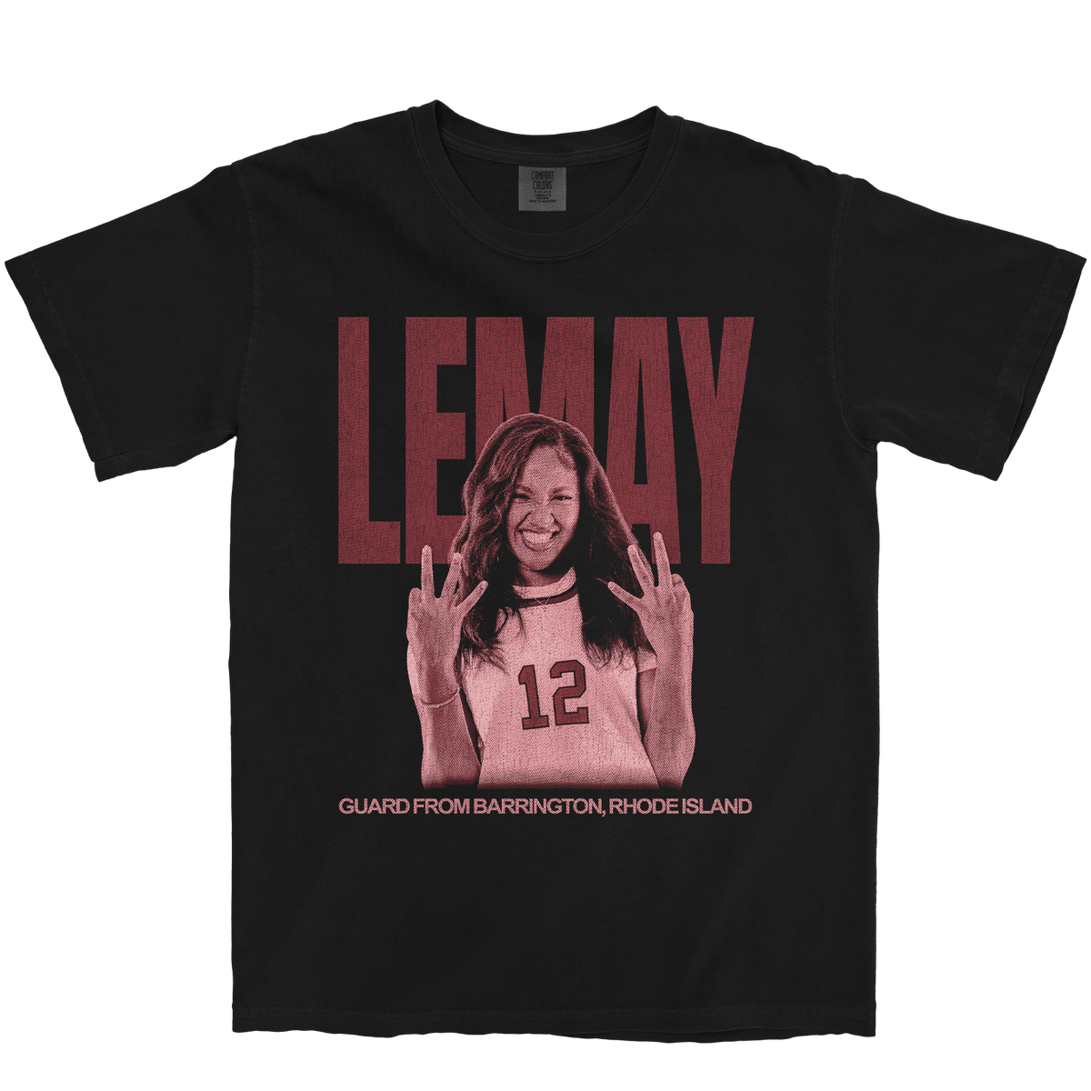 LINDSEY LEMAY VINTAGE BLACK TEE