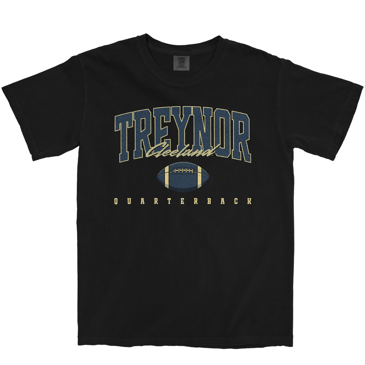 TREYNOR CLEELAND RETRO BLACK TEE