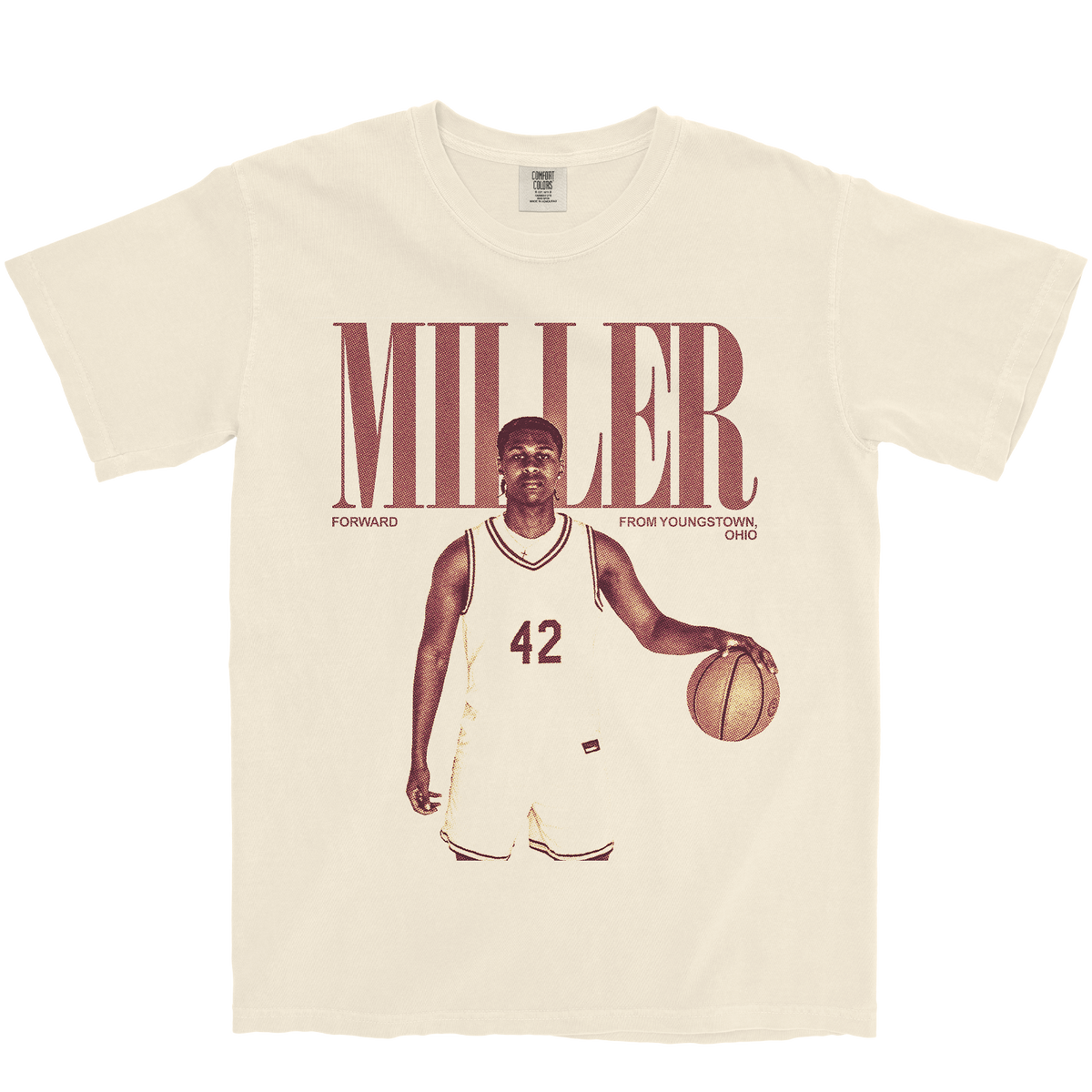 MYLES MILLER VINTAGE IVORY TEE