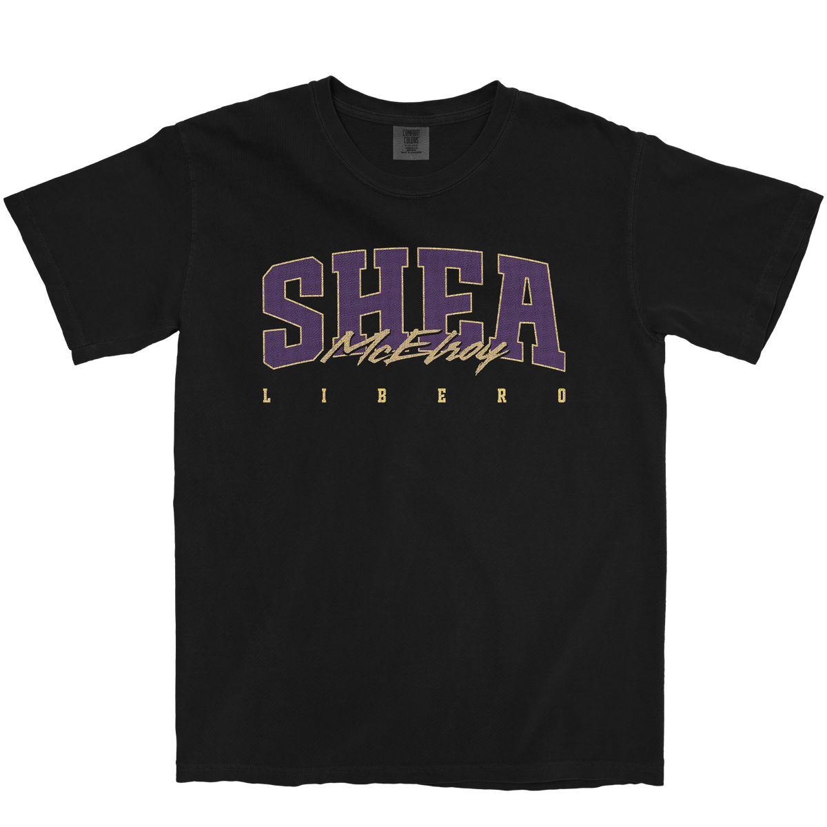 SHEA MCELROY RETRO BLACK TEE
