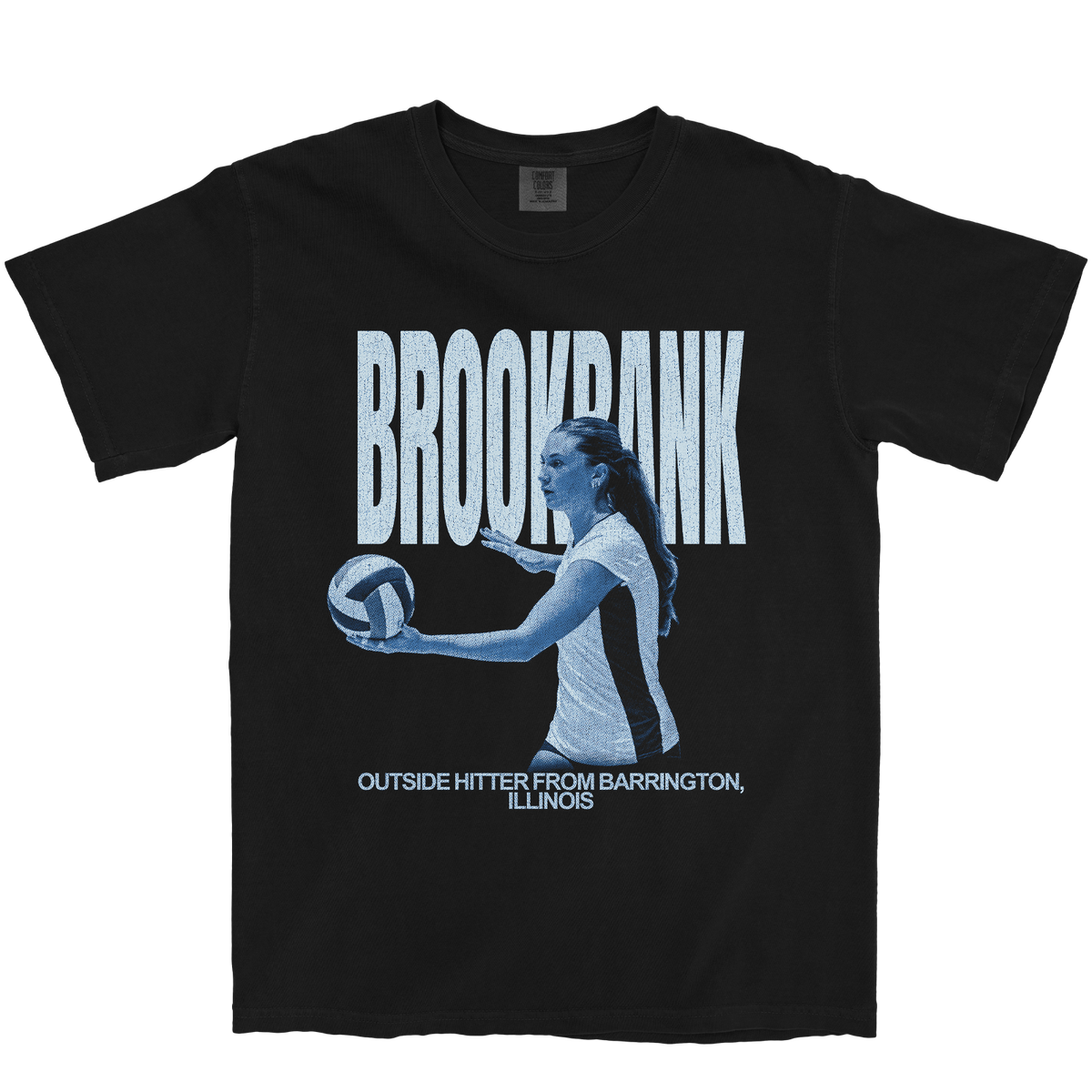 ADDIE BROOKBANK VINTAGE BLACK TEE