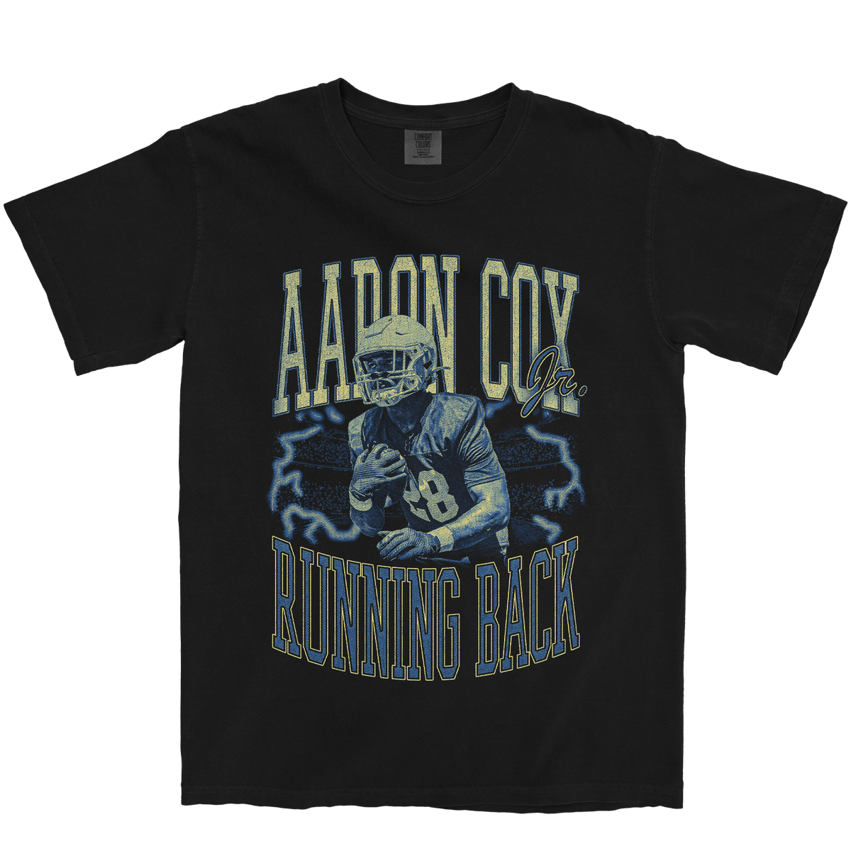 AARON COX JR. VINTAGE BLACK TEE