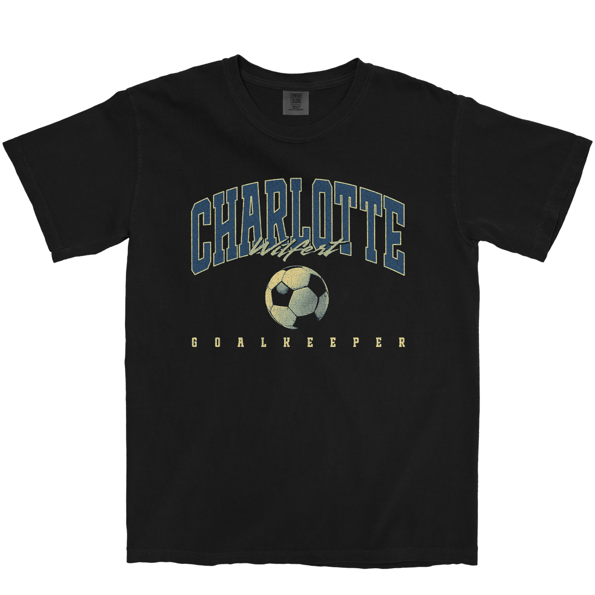 CHARLOTTE WILFERT RETRO BLACK TEE