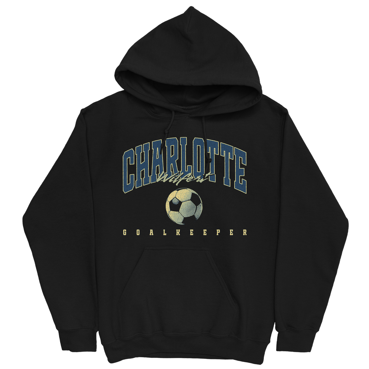 CHARLOTTE WILFERT RETRO BLACK HOODIE