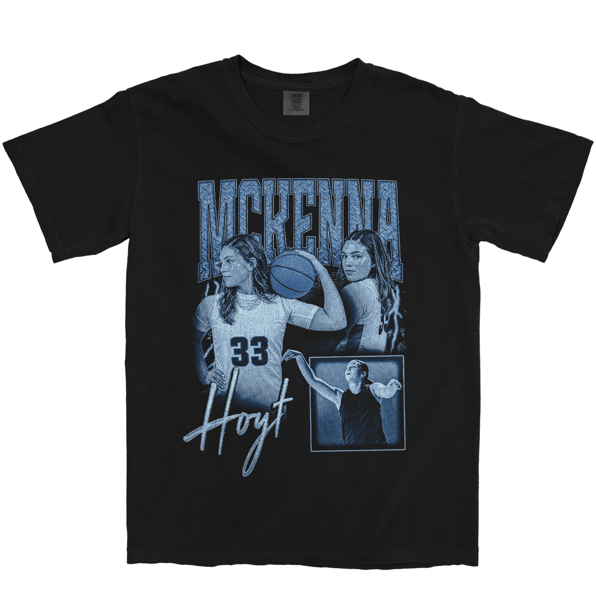 MCKENNA HOYT GRAPHIC BLACK TEE