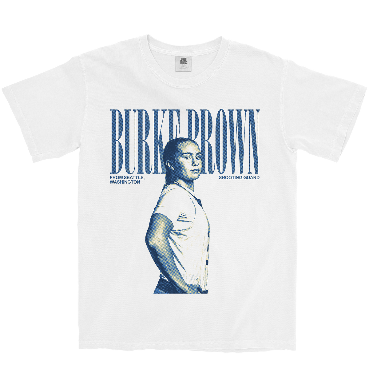 ELLERY BURKE-BROWN VINTAGE WHITE TEE