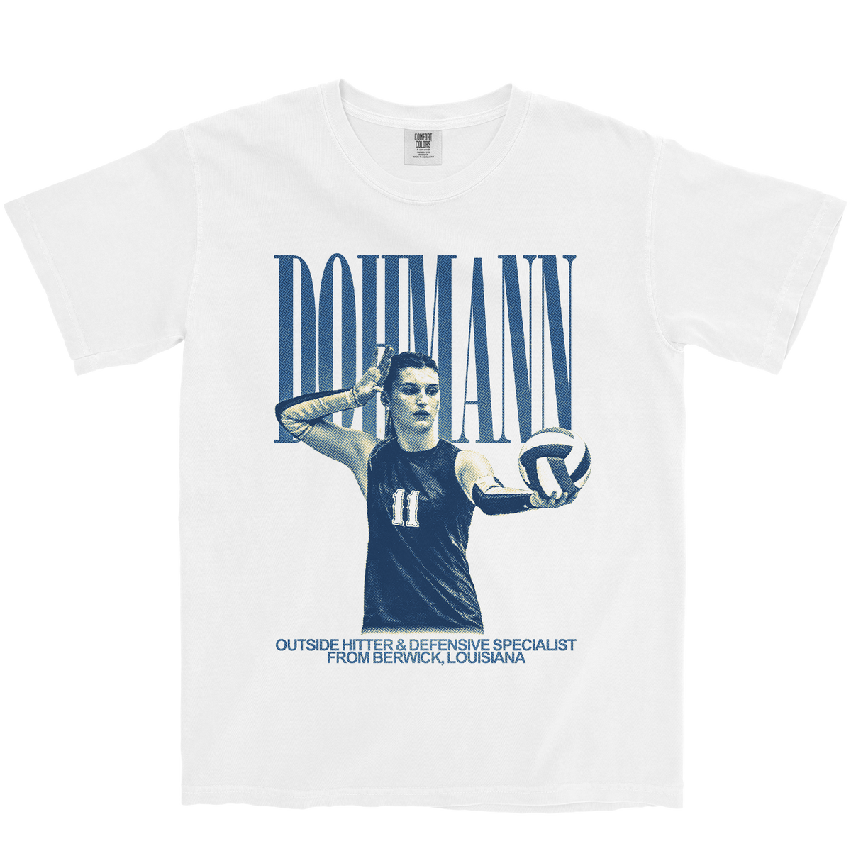 MARY-ALICE DOHMANN VINTAGE WHITE TEE