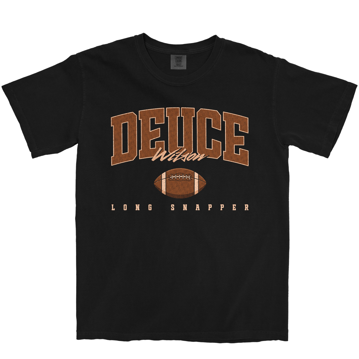 DEUCE WILSON RETRO BLACK TEE