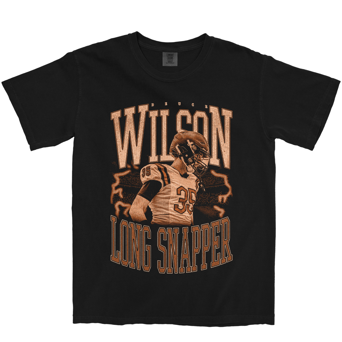 DEUCE WILSON VINTAGE BLACK TEE