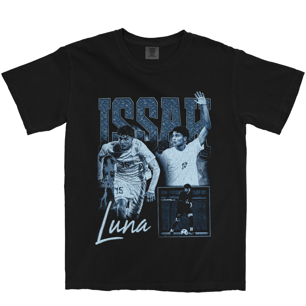 ISSAK LUNA GRAPHIC BLACK TEE