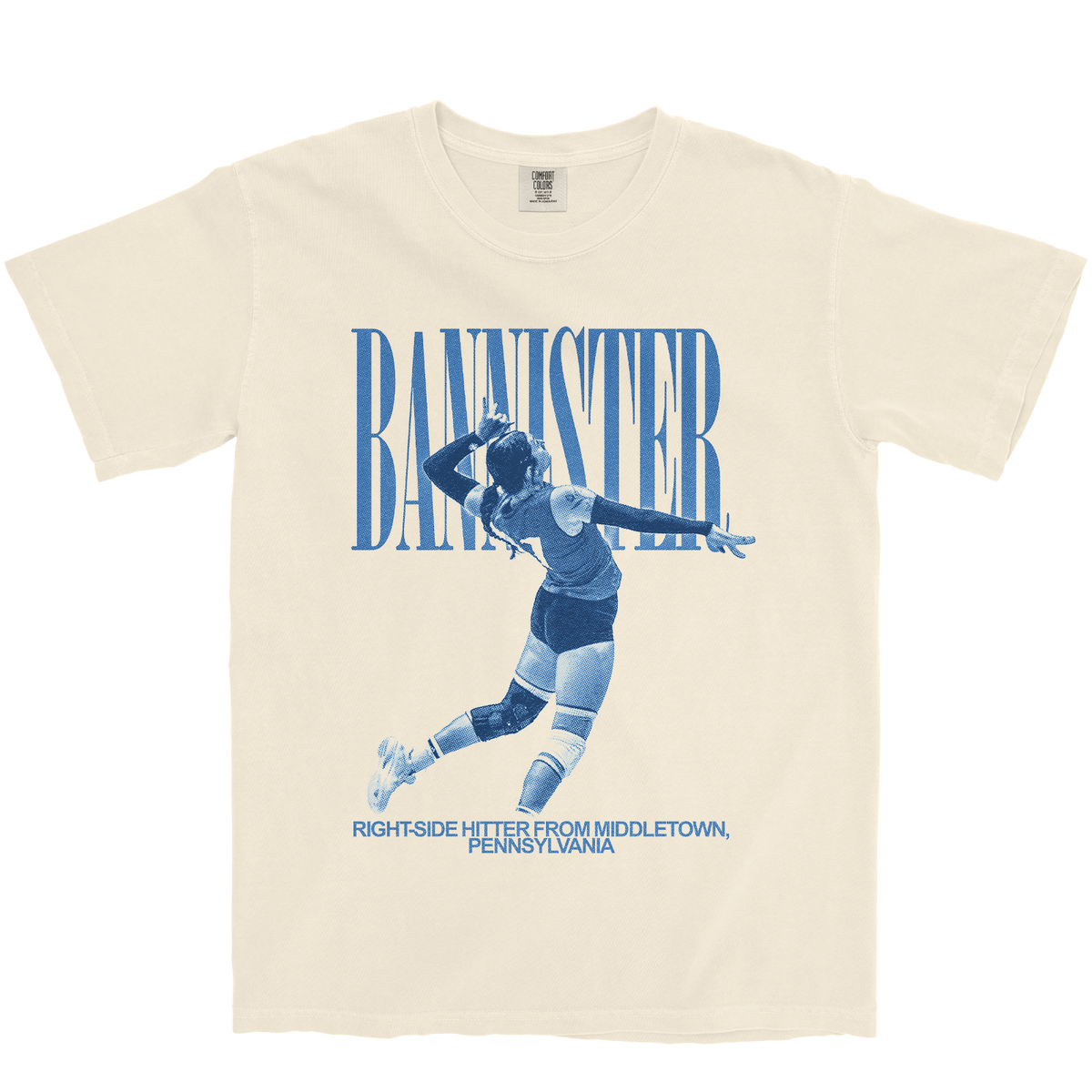 LILIA BANNISTER VINTAGE IVORY TEE