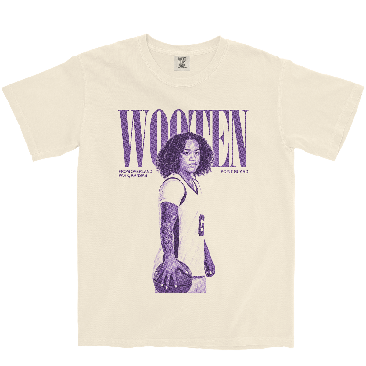 JADYN WOOTEN VINTAGE IVORY TEE
