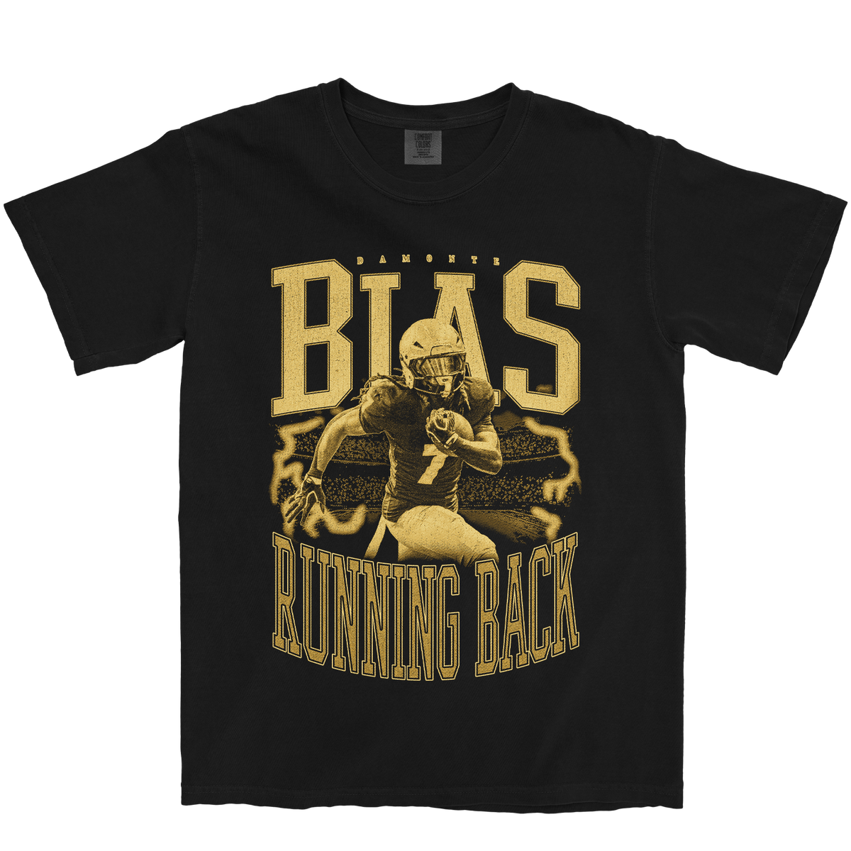 DAMONTE BIAS VINTAGE BLACK TEE