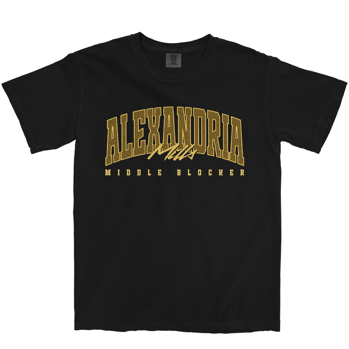 ALEX MILLS RETRO BLACK TEE