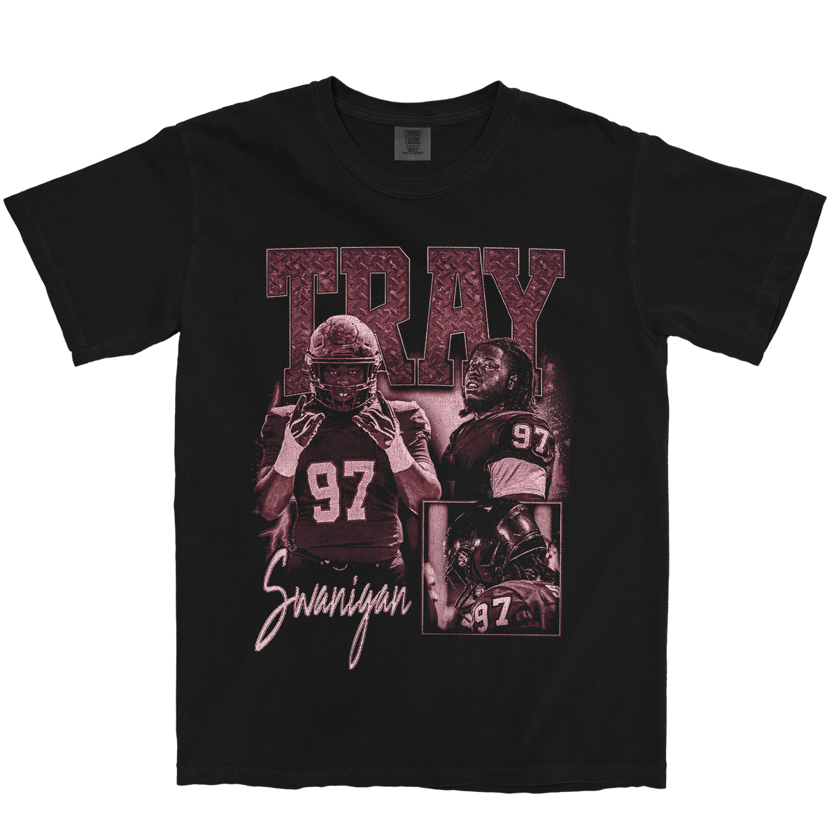 TRAY SWANIGAN GRAPHIC BLACK TEE