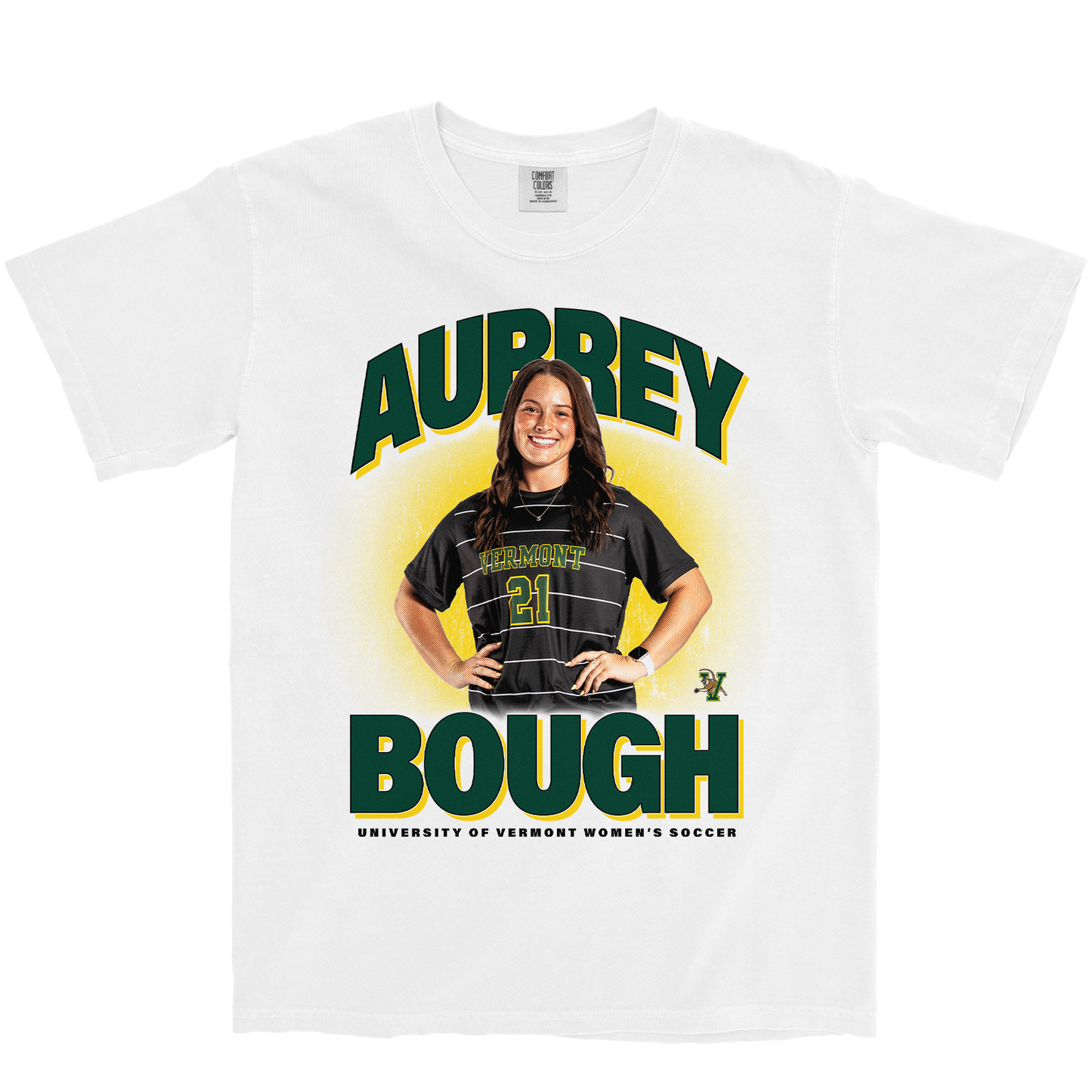 AUBREY BOUGH RETRO WHITE TEE