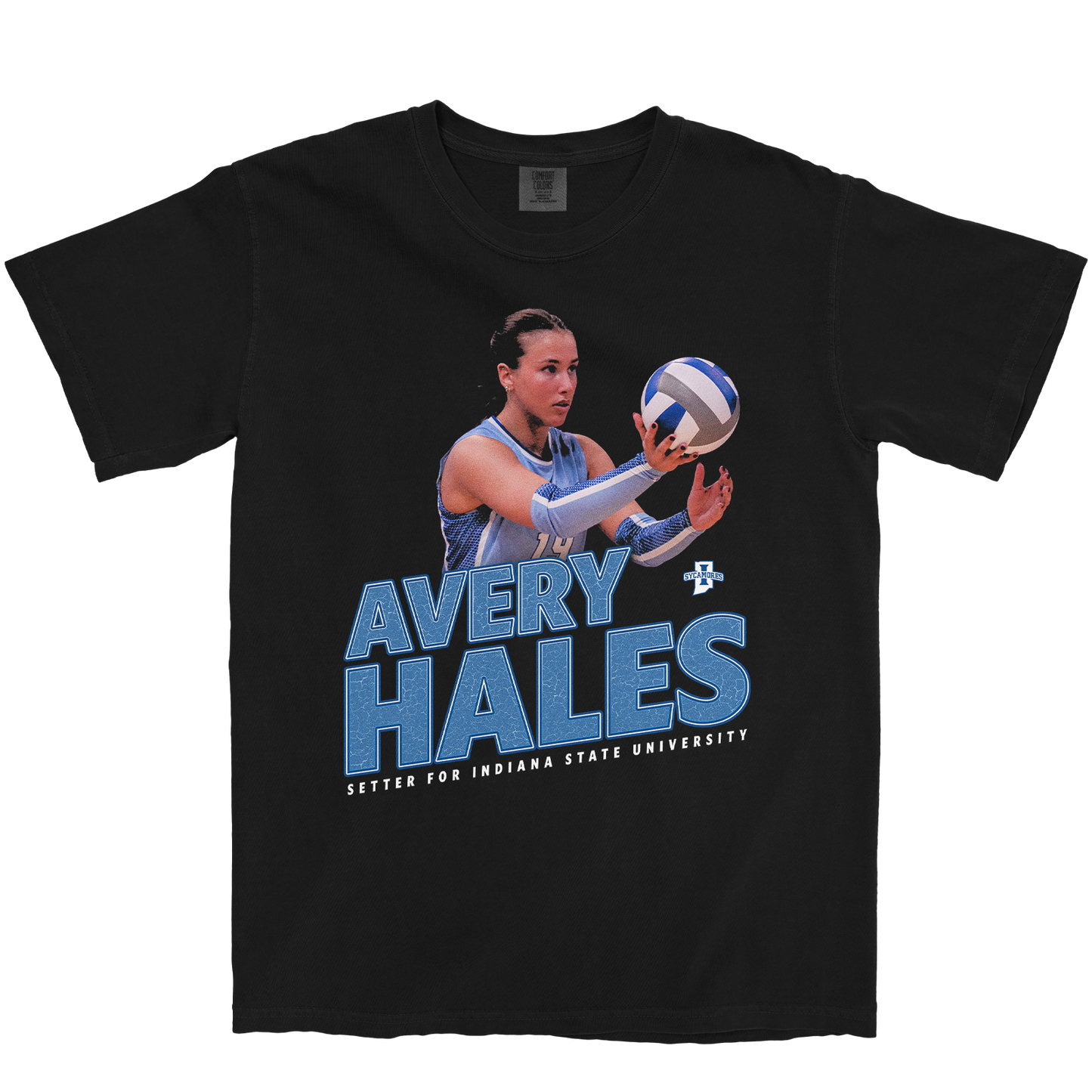 AVERY HALES VINTAGE BLACK TEE