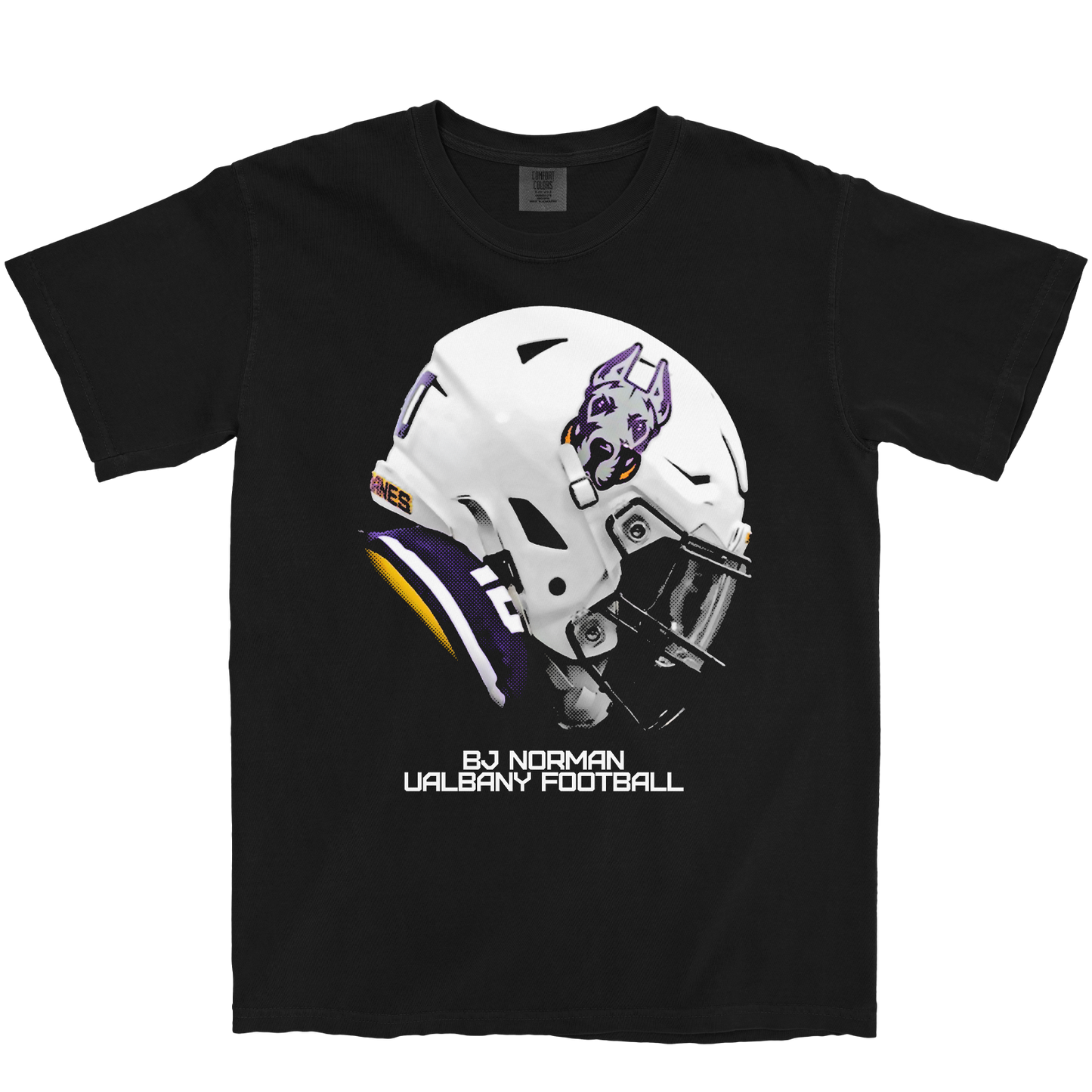 BJ NORMAN "HELMET" BLACK TEE