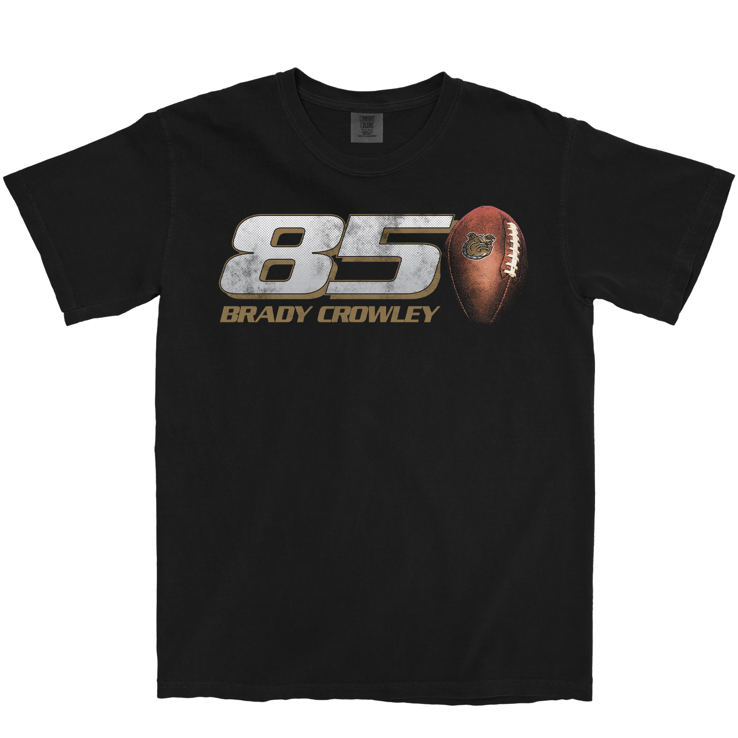 BRADY CROWLEY '85' BLACK TEE