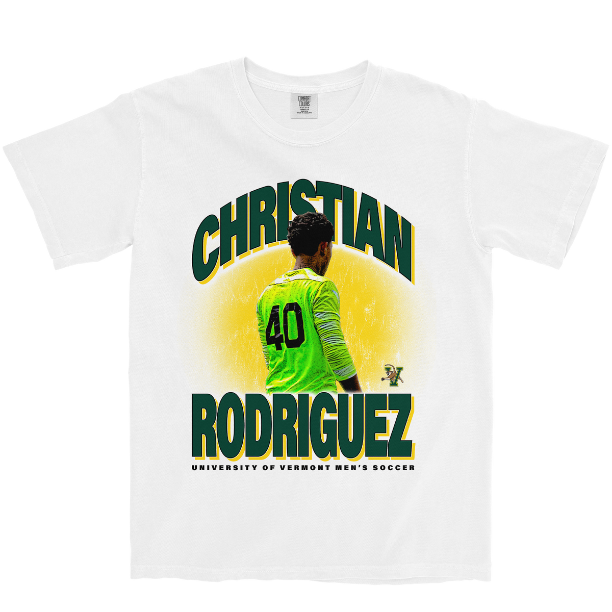 CHRISTIAN RODRIGUEZ RETRO WHITE TEE