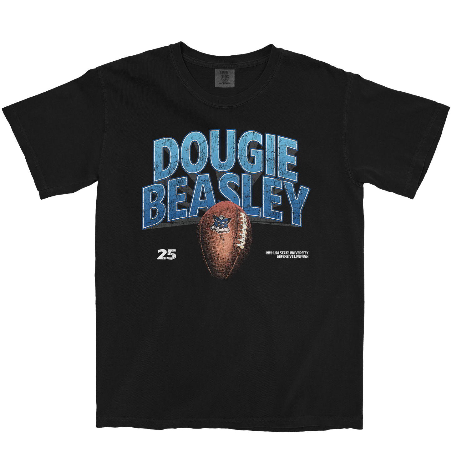 ROBERT BEASLEY FOOTBALL BLACK TEE