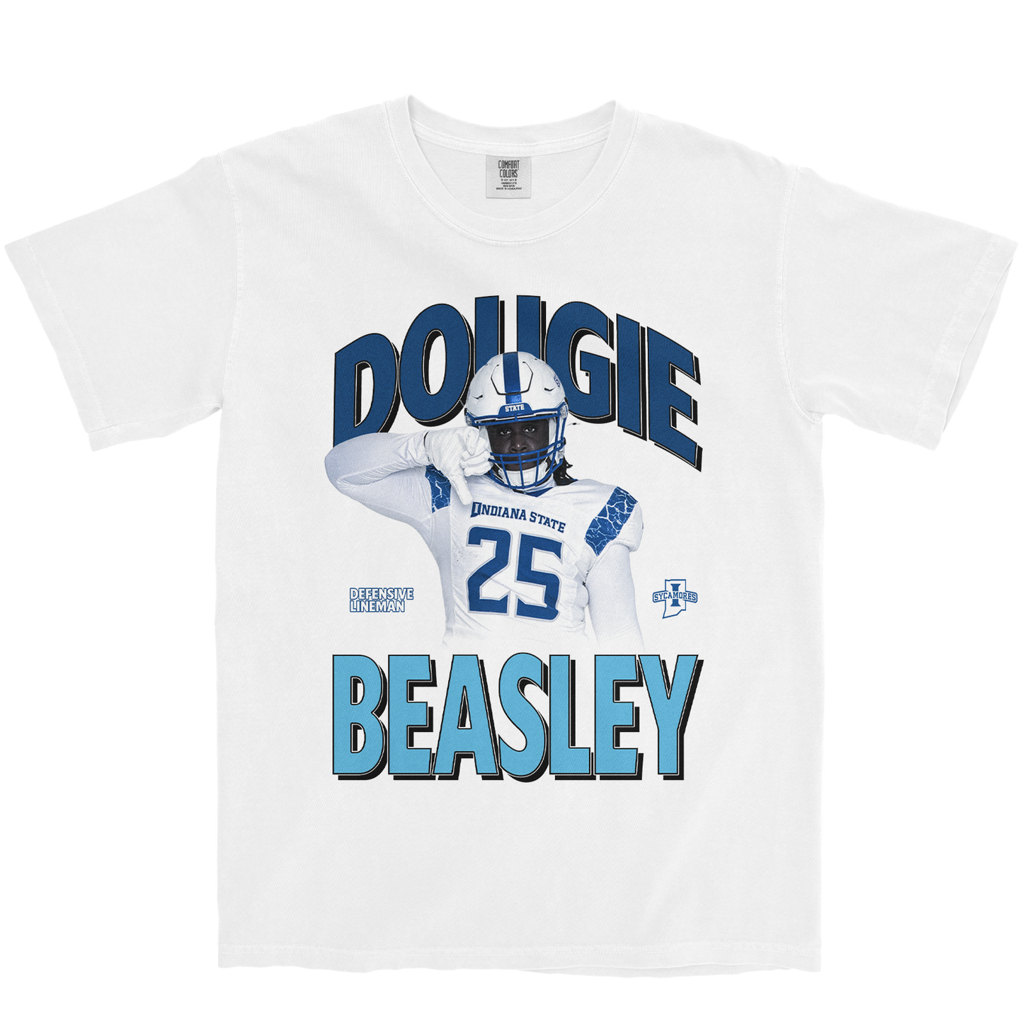 ROBERT BEASLEY RETRO WHITE TEE