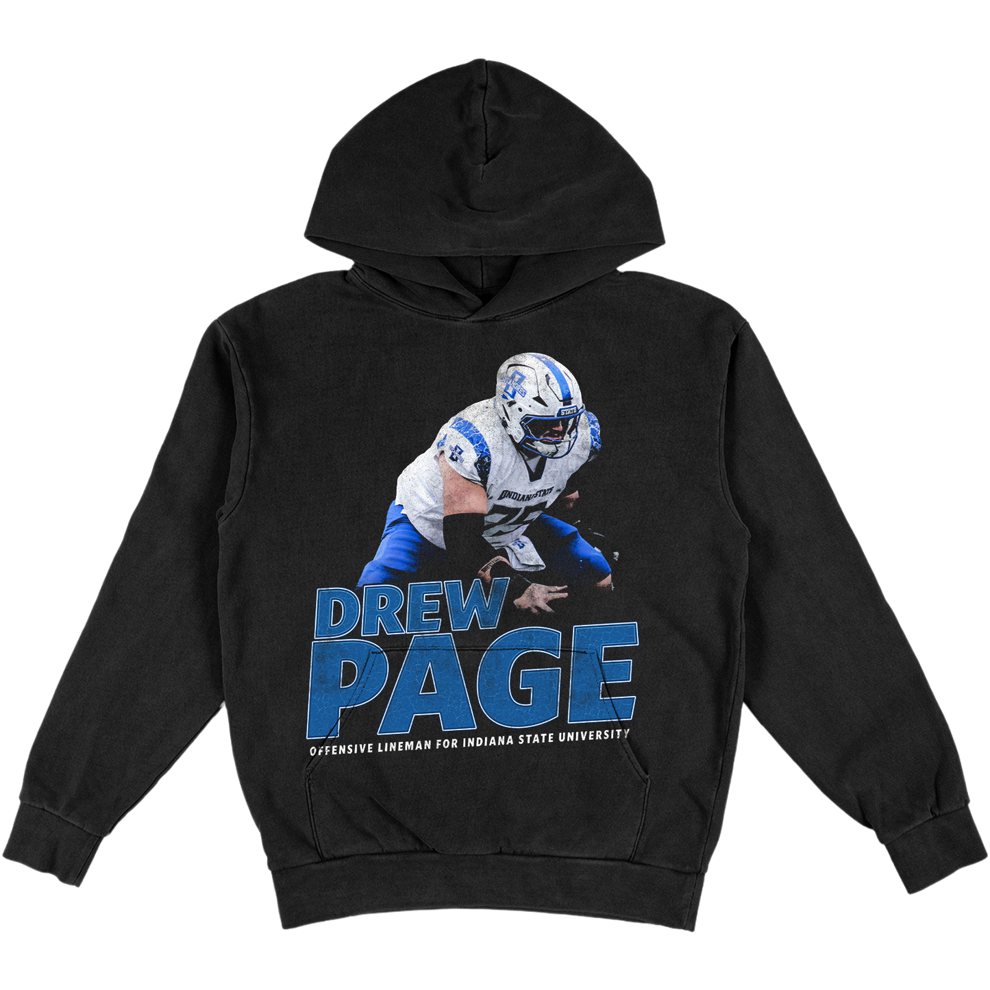 DREW PAGE HEAVYWEIGHT BLACK HOODIE