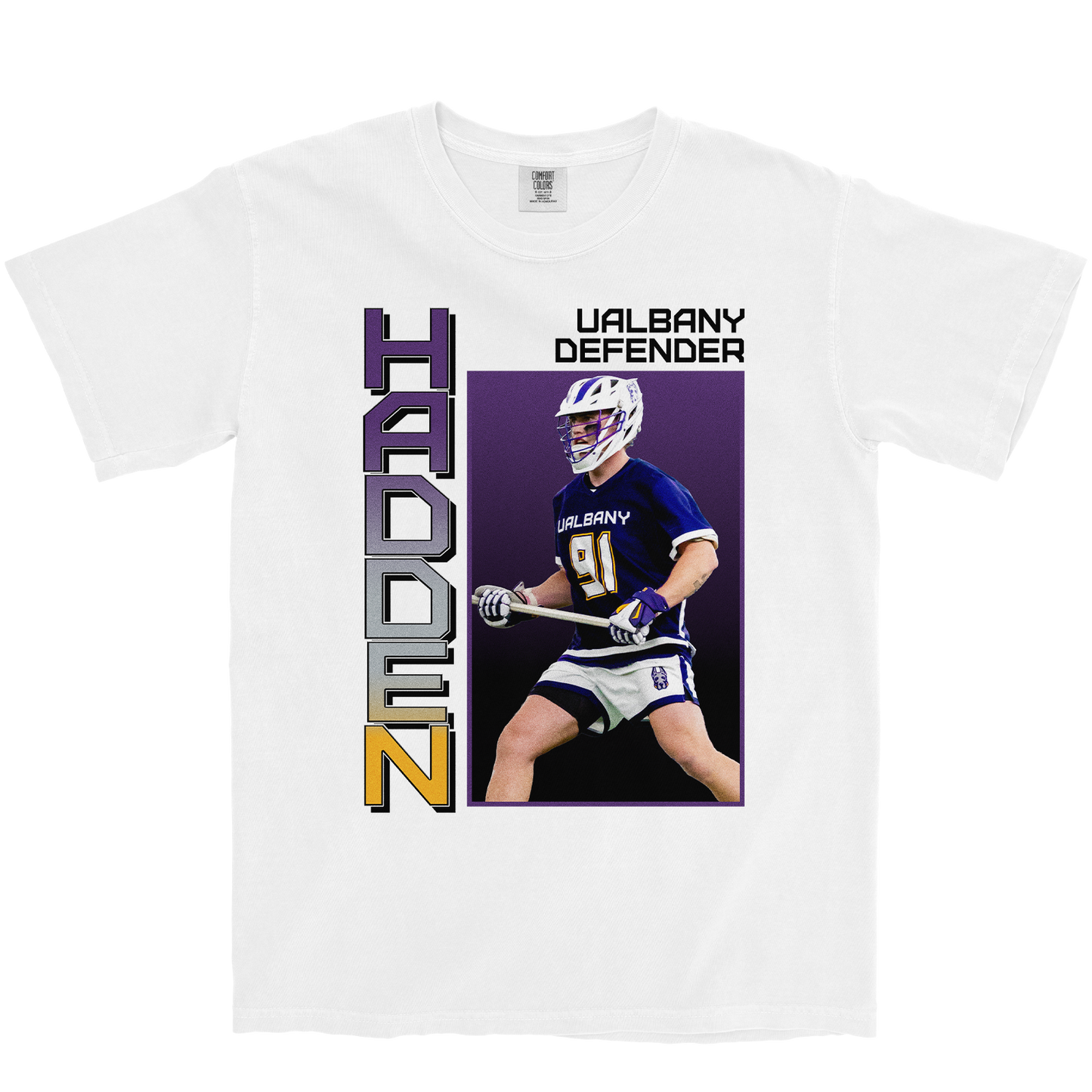 JACK HADDEN RETRO WHITE TEE