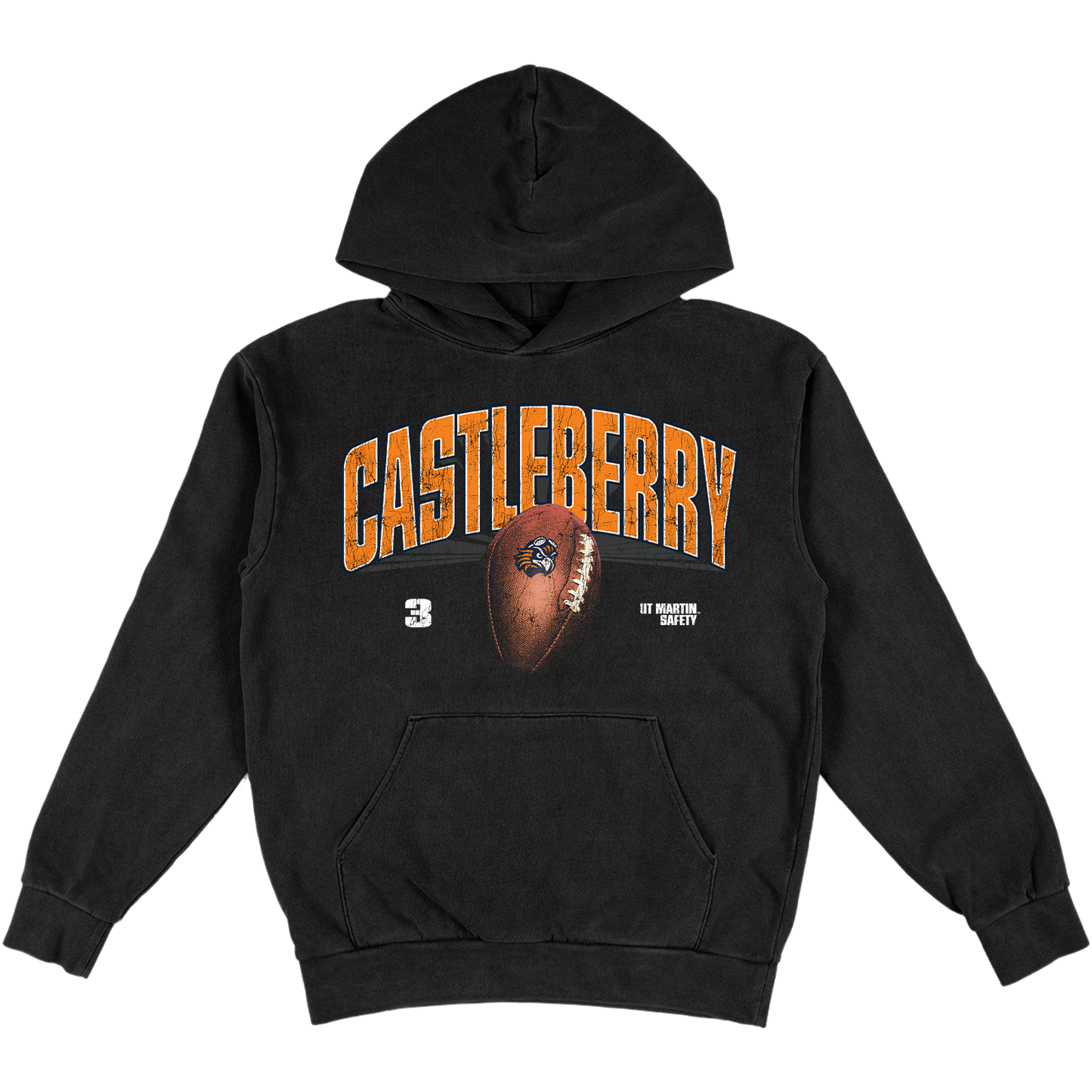 JOEL CASTLEBERRY HEAVYWEIGHT BLACK HOODIE