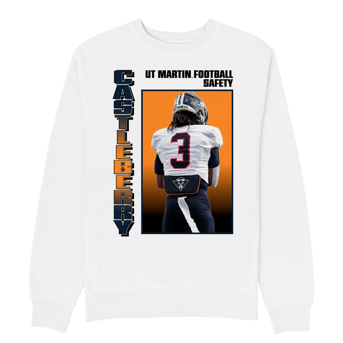 JOEL CASTLEBERRY HEAVYWEIGHT WHITE CREWNECK