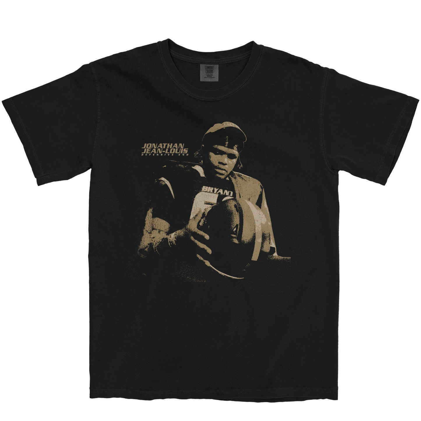 JONATHAN JEAN-LOUIS GRUNGE BLACK TEE