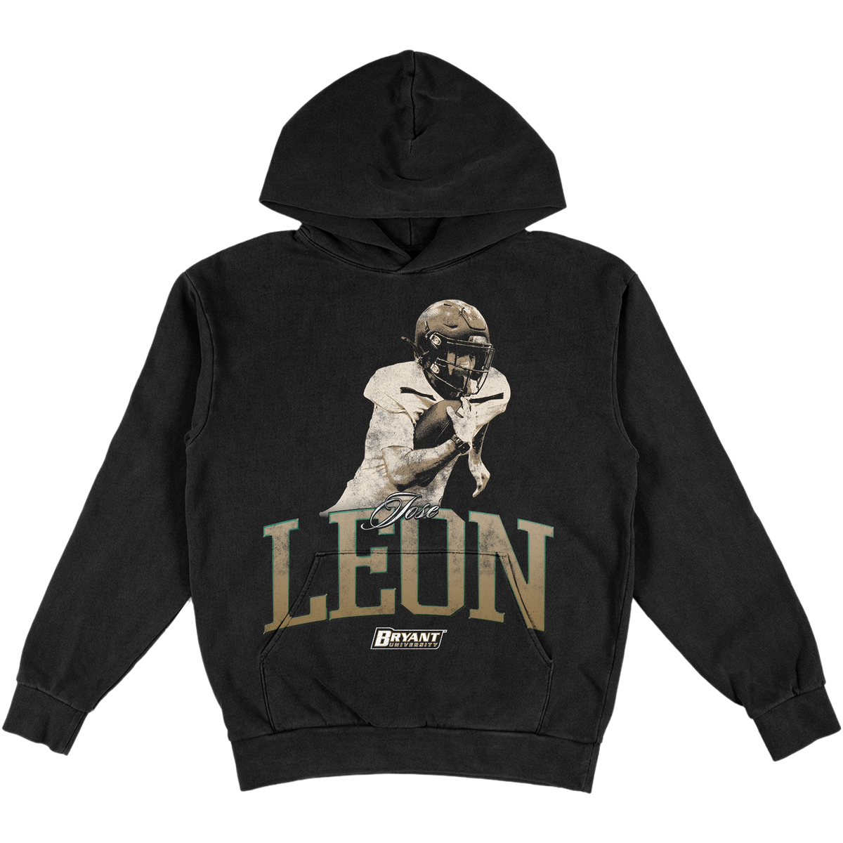 JOSE LEON HEAVYWEIGHT VINTAGE BLACK HOODIE